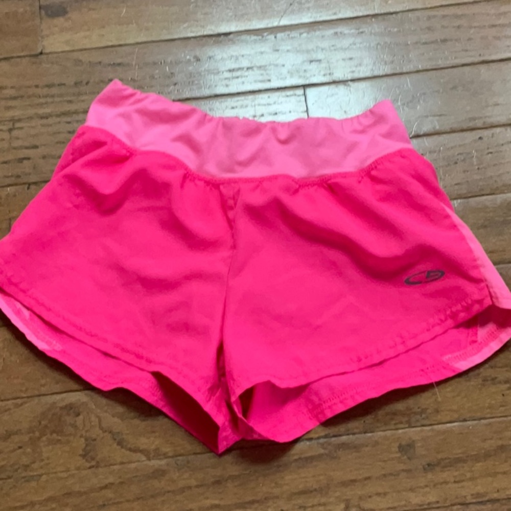 Girls pink shorts